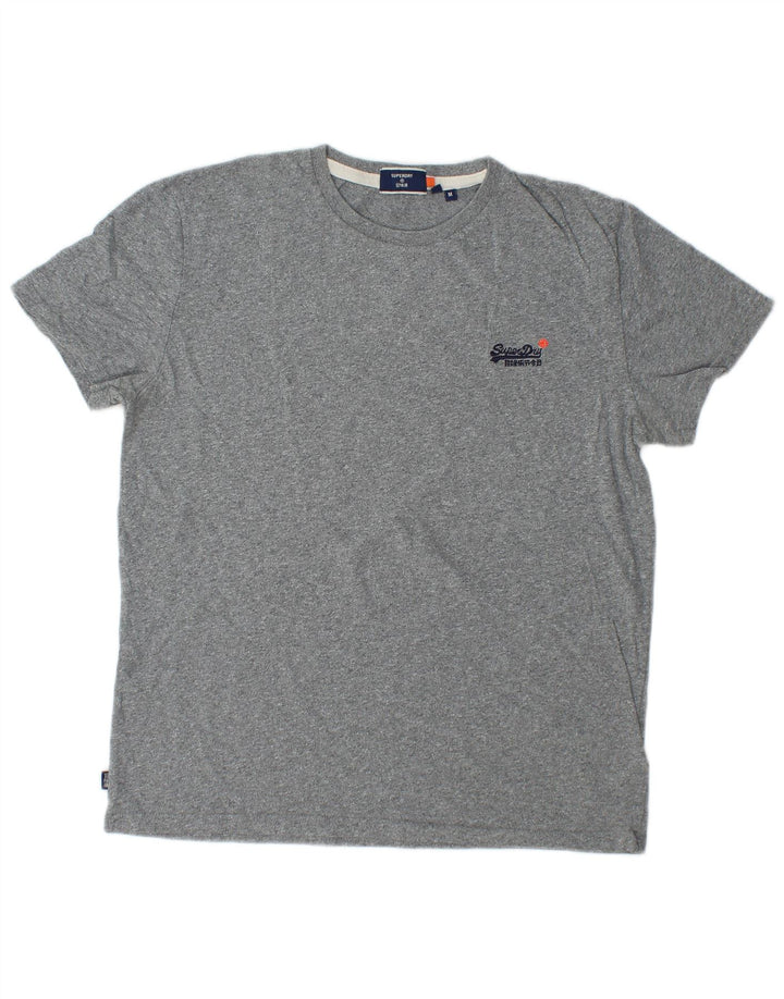 Γυναικείο T-Shirt SUPERDRY Top UK 14 Medium Grey Cotton