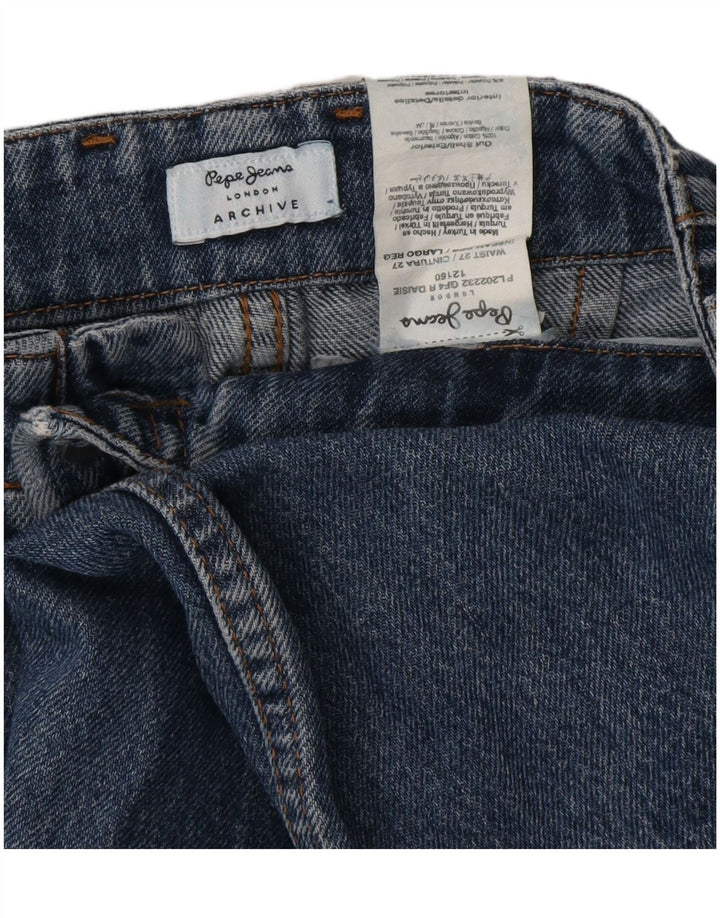 PEPE JEANS Γυναικείο κωνικό τζιν W27 L27 Μπλε βαμβακερό