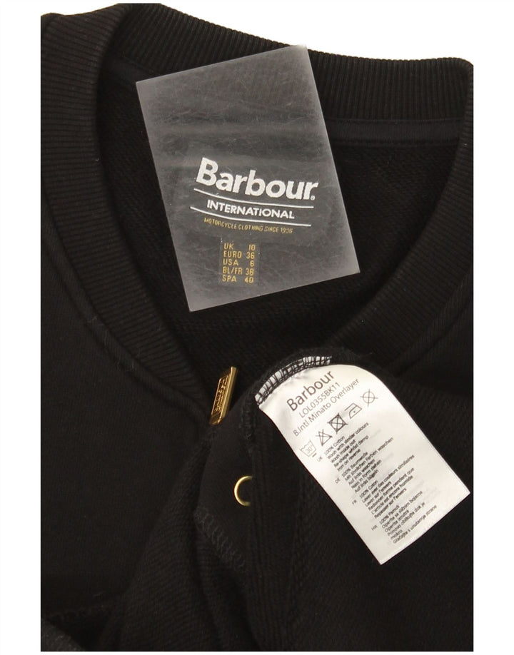 Γυναικεία αθλητική φόρμα Barbour Top Jacket UK 10 Small Black Cotton