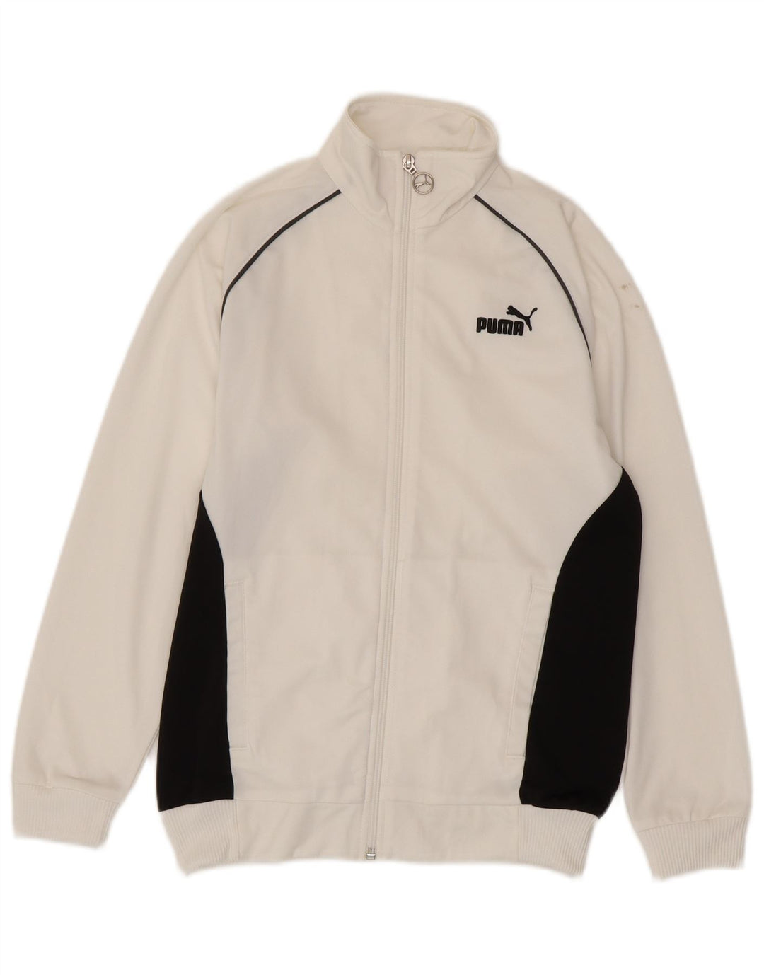 Κορίτσια αθλητική φόρμα PUMA Top μπουφάν 11-12 ετών Λευκό Πολυεστέρας