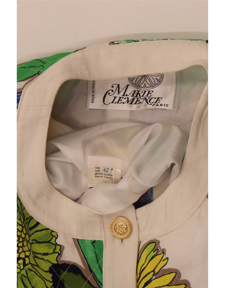 Vintage Γυναικείο Μπουφάν Blazer 6 Κουμπιών IT 42 Μεσαίο Πολύχρωμο Floral