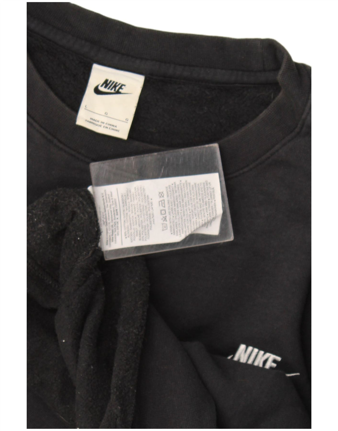 Ανδρικό φούτερ Nike Jumper μεγάλο μαύρο βαμβακερό