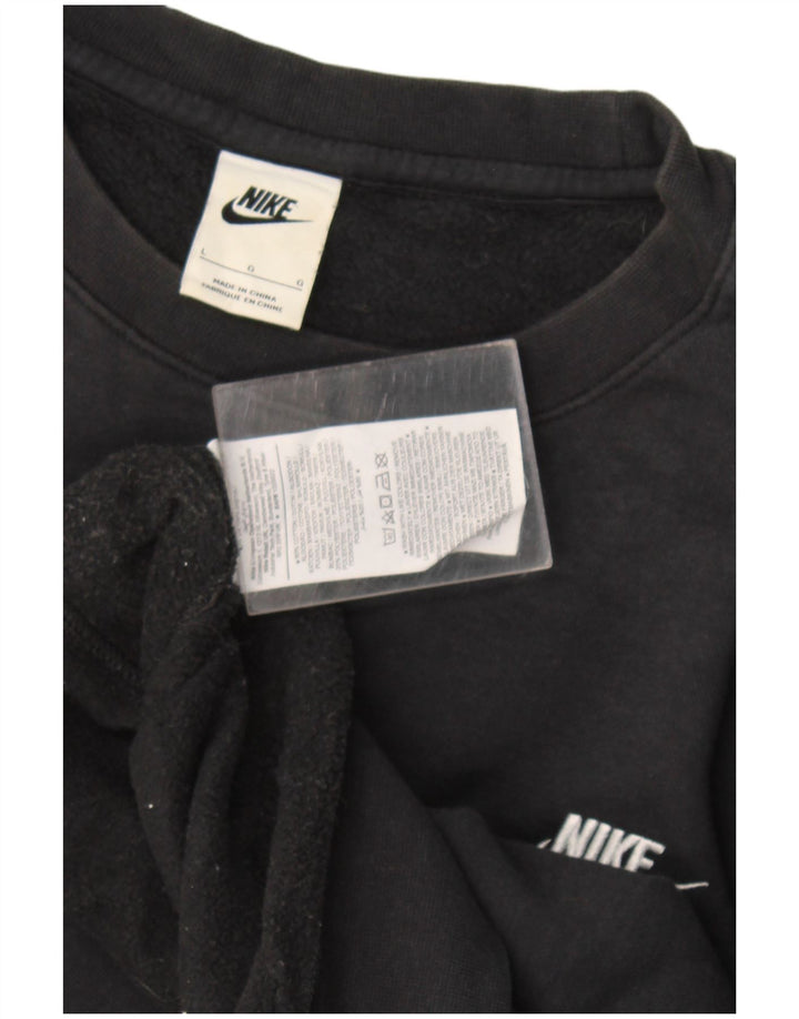 Ανδρικό φούτερ Nike Jumper μεγάλο μαύρο βαμβακερό