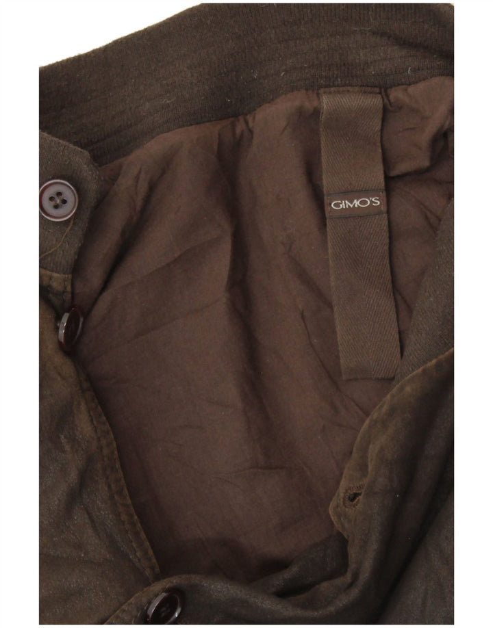 GIMO'S Ανδρικό Δερμάτινο Μπουφάν UK 42 XL Καφέ