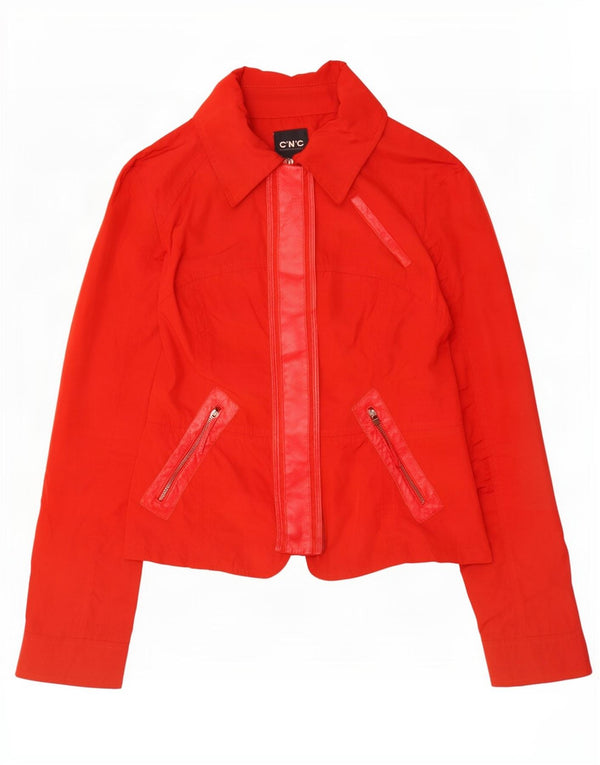 CNC Στολή National Womens Bomber Jacket IT 42 Medium Red Polyester