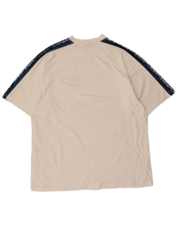 Ανδρικό γραφικό μπλουζάκι Asics Top XL White Colourblock