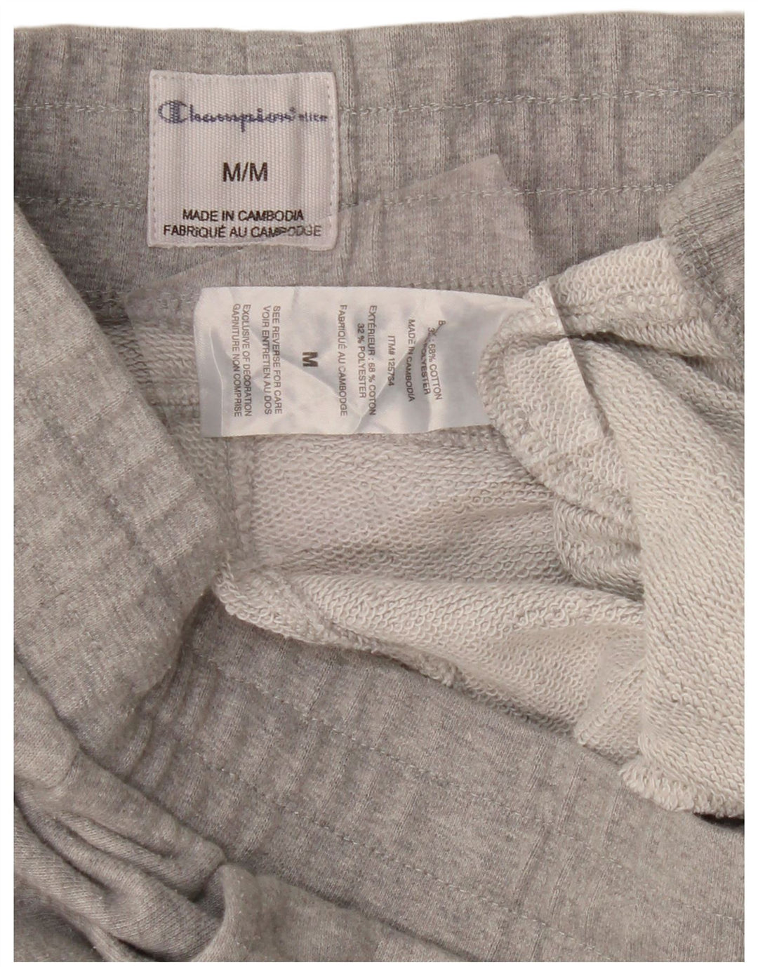 Γυναικεία αθλητική φόρμα CHAMPION Παντελόνι Joggers UK 14 Medium Grey Colourblock