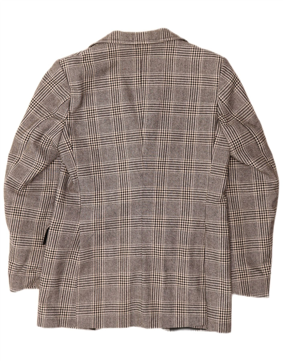 Vintage Ανδρικό σακάκι με 2 κουμπιά σακάκι UK 38 Medium Grey Check Polyester