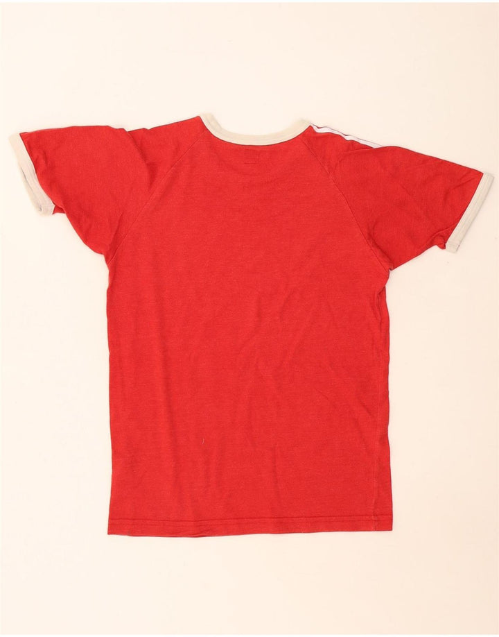 Ανδρικό T-Shirt ADIDAS Top Μικρό κόκκινο βαμβακερό