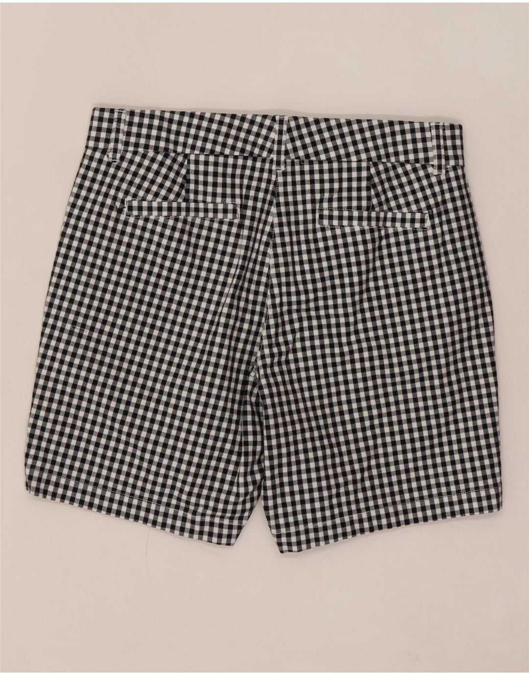 J. CREW Γυναικείο σορτς Chino US 6 Medium W30 Μαύρο βαμβακερό Gingham