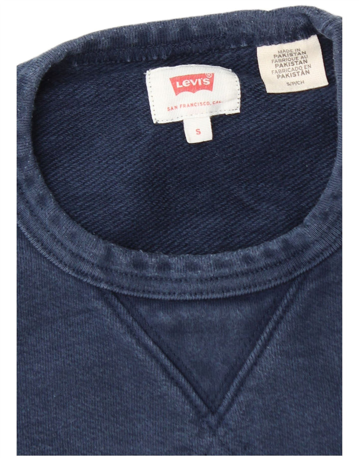 Ανδρικό γραφικό φούτερ LEVI'S Jumper Small Navy Blue Cotton