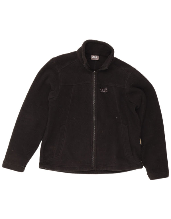 Jack Wolfskin Γυναικεία επένδυση Fleece Jacket UK 14 Large Black Polyester