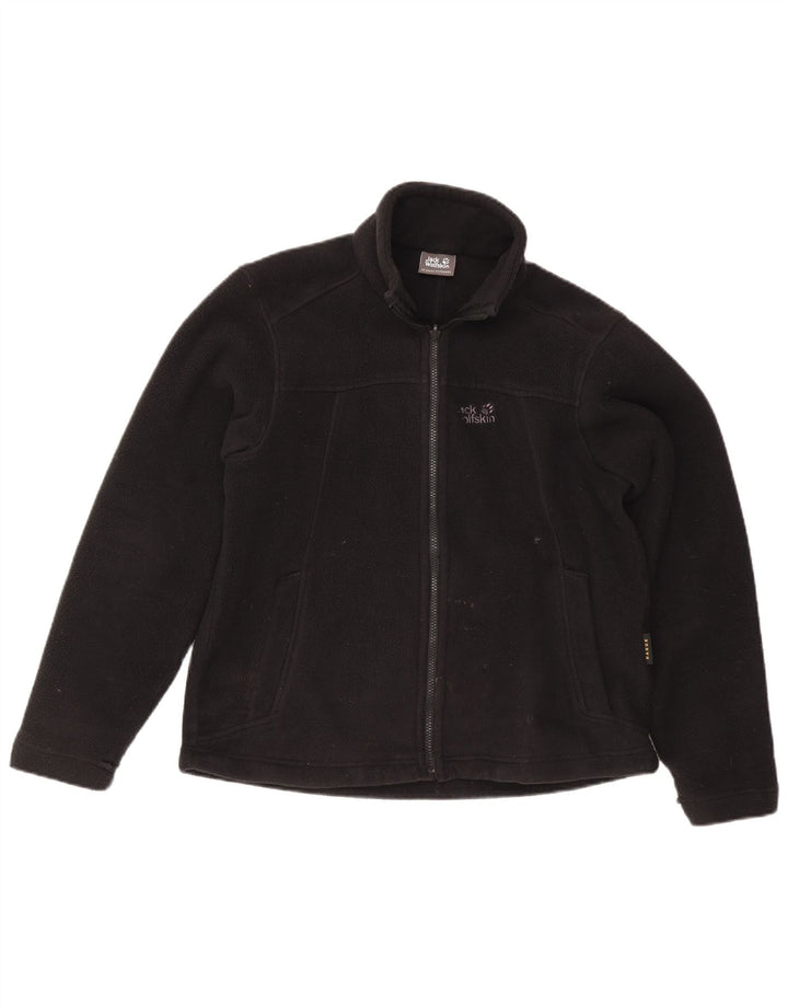 Jack Wolfskin Γυναικεία επένδυση Fleece Jacket UK 14 Large Black Polyester