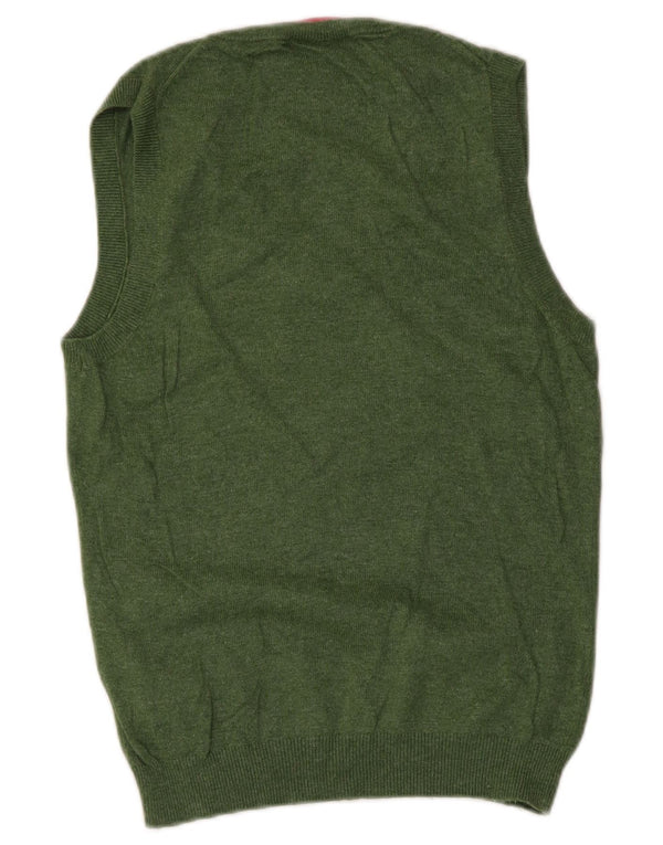 Γυναικείο γιλέκο Boden Tank Top UK 12 Βαμβακερό μεσαίο πράσινο