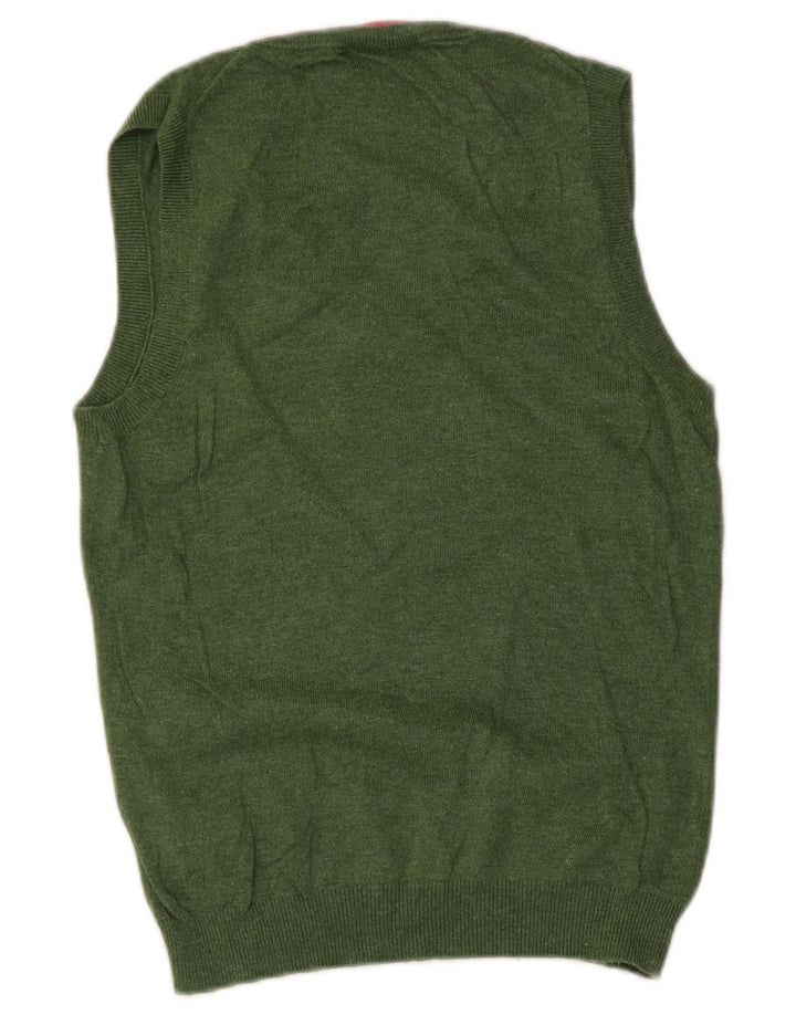 Γυναικείο γιλέκο Boden Tank Top UK 12 Βαμβακερό μεσαίο πράσινο