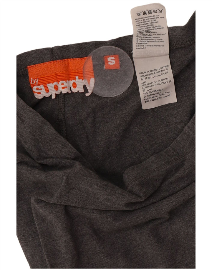 Γυναικεία γραφικά κολάν Superdry UK 8 Small Grey Cotton