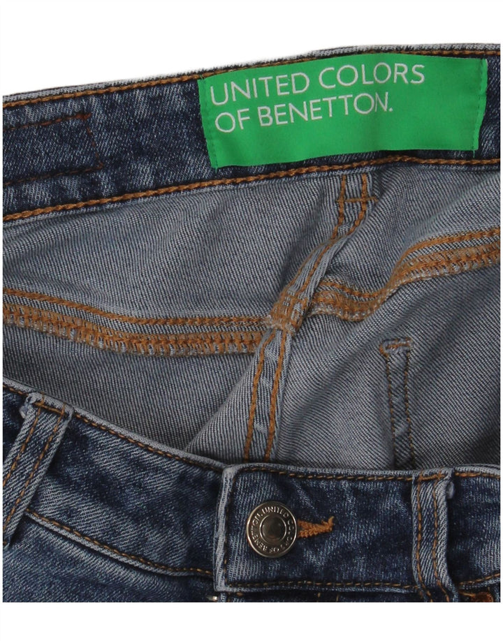 Γυναικείο ίσιο τζιν Benetton W30 L32 Μπλε