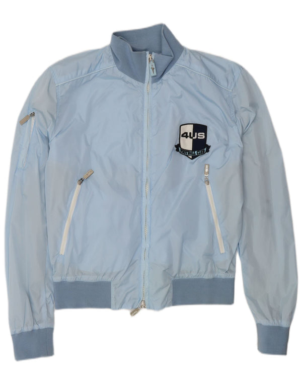 Cesare Paciotti 4US Ανδρικό μπουφάν Bomber IT 48 Medium Blue Polyamide