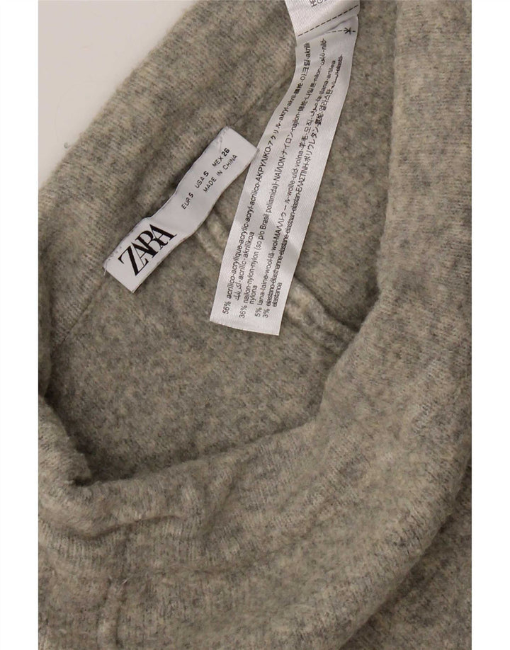 Zara γυναικείο πλεκτό μεγάλο σετ 2 τεμαχίων UK 10 μικρά γκρι ακρυλικό