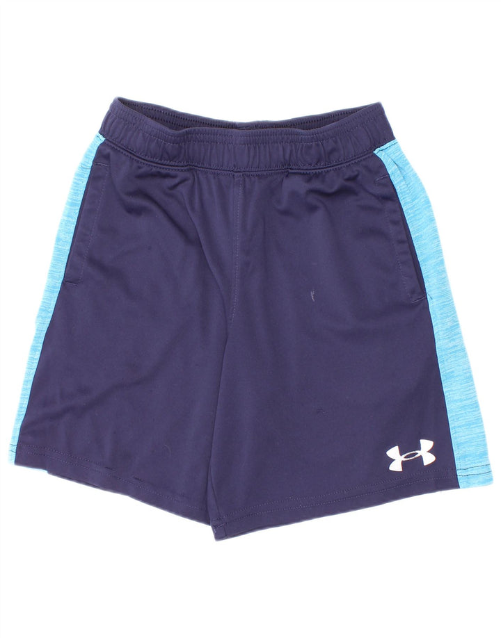 Under Armour Boys Sport σορτς 5-6 ετών Navy Blue Colorblock Πολυεστέρας