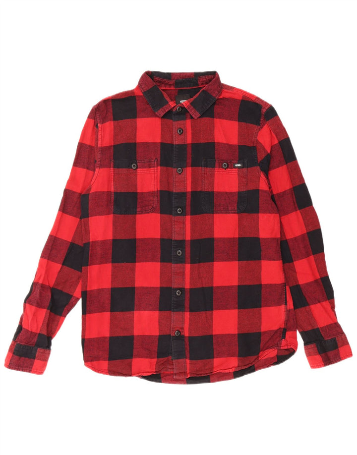Ανδρικό φανελένιο πουκάμισο Vans Slim Fit Medium Red Gingham