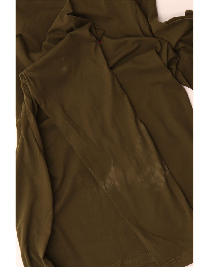 TOMMY HILFIGER Ανδρικό τοπ μακρυμάνικο 2XL Χακί βαμβακερό