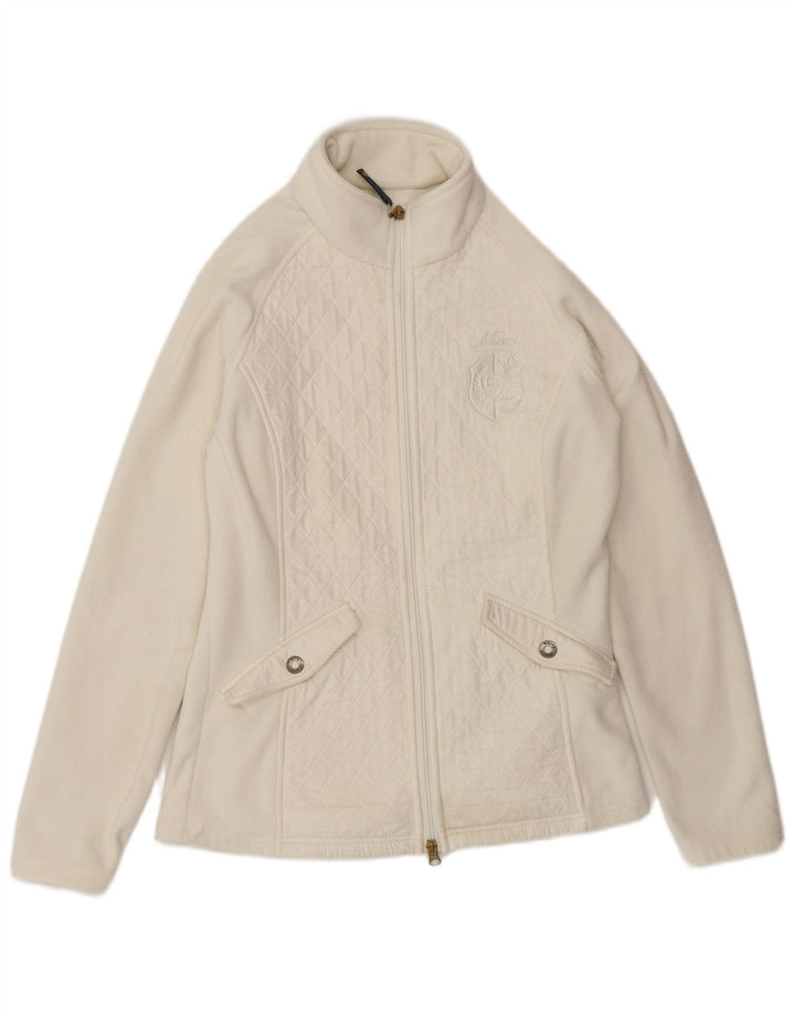 Musto Γυναικείο Fleece Jacket UK 10 Small White Polyester