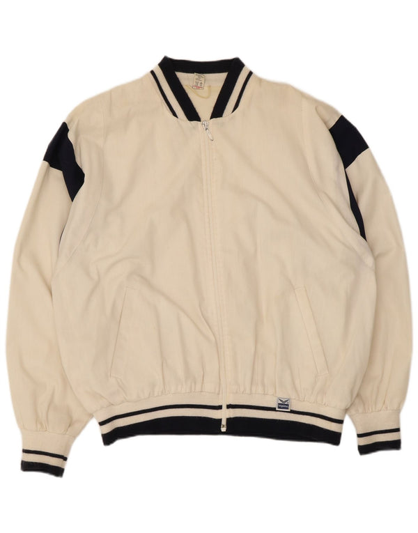 Ανδρικό μπουφάν Trigema Bomber IT 52 XL White Colourblock Polyester