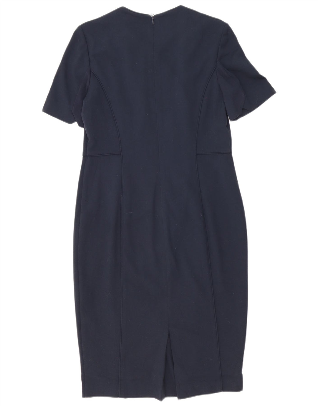 Γυναικείο φόρεμα με θήκη Marks & Spencer UK 14 Large Navy Blue Polyester