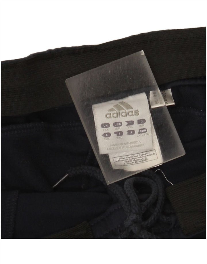 Ανδρική φόρμα Adidas Παντελόνι 2XL Navy Blue Polyester