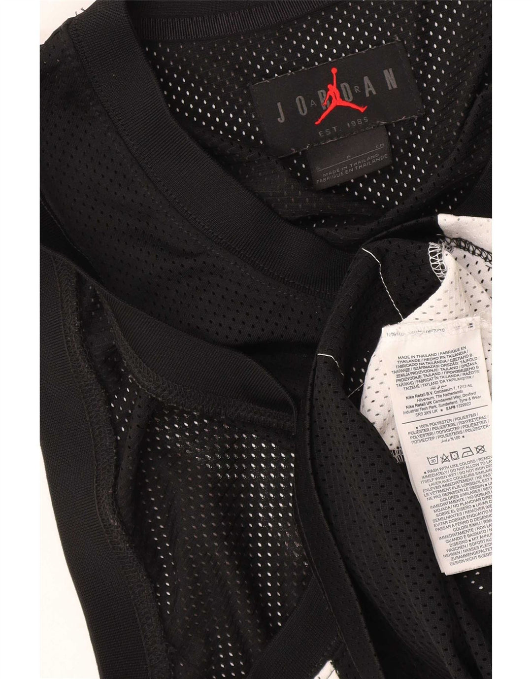 Ανδρικό γραφικό γιλέκο Jordan Top Small Black Colourblock Πολυεστέρας