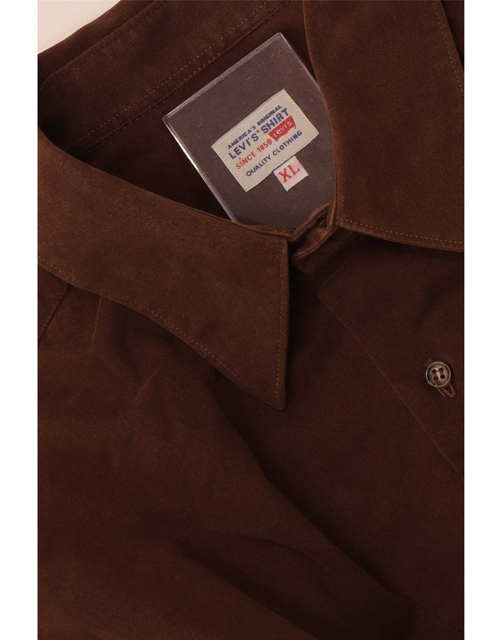 Levi's Ανδρικό Πουκάμισο XL Καφέ