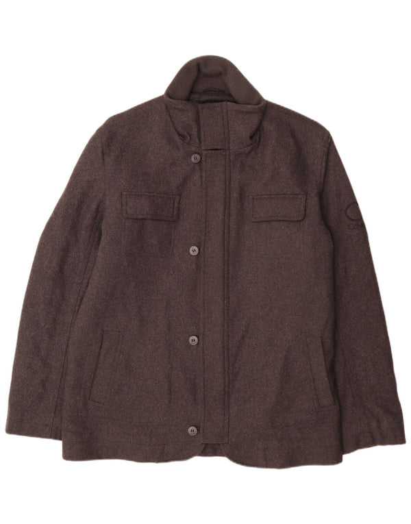 Calvin Klein Ανδρικό Utility Jacket UK 44 2XL Γκρι μαλλί