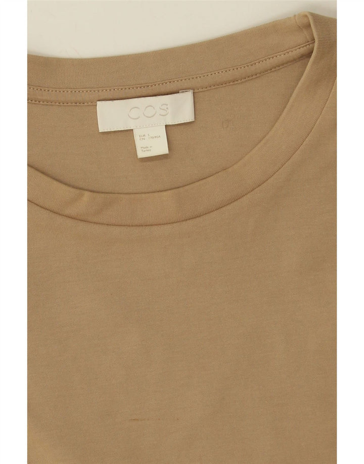 COS Mens Sweatshirt Jumper Small Beige Cotton Vintage Cos and Second-Hand Cos from Messina Hembry 