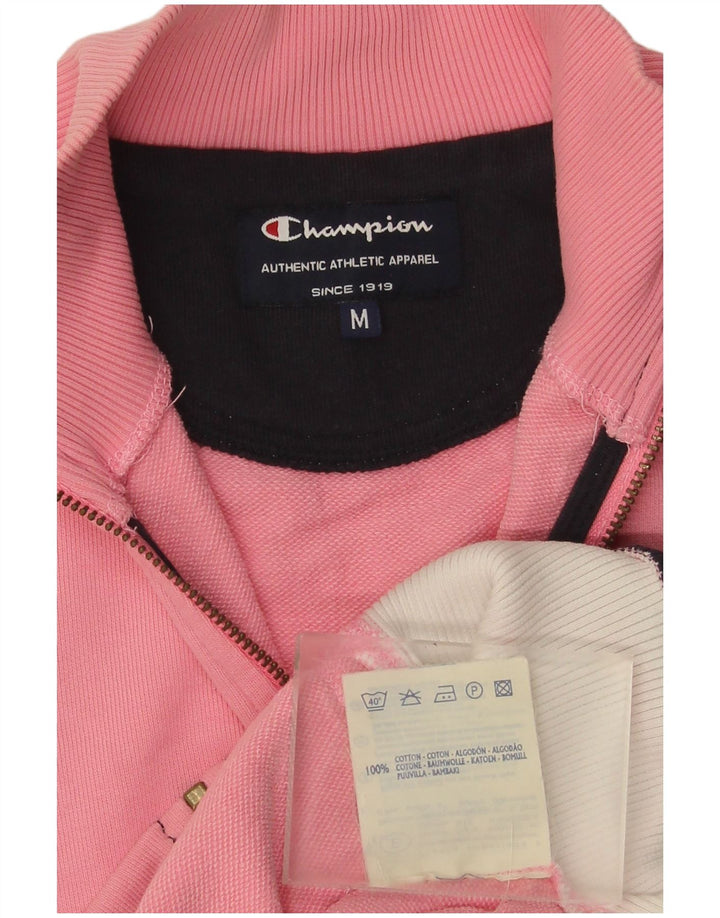 Γυναικεία αθλητική φόρμα Champion Top Jacket UK 12 Medium Pink Colourblock Cotton
