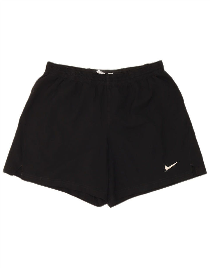 Ανδρικό αθλητικό σορτς Nike από μεσαίο μαύρο πολυεστέρα