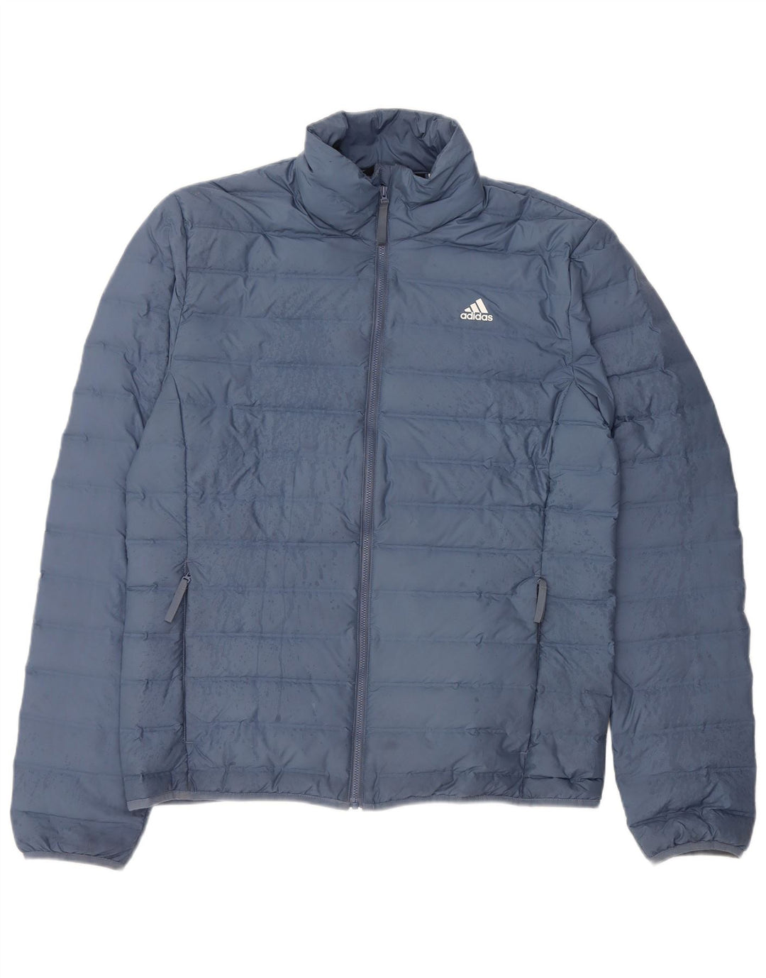 Adidas Γυναικείο μπουφάν UK 16 Large Blue Polyester