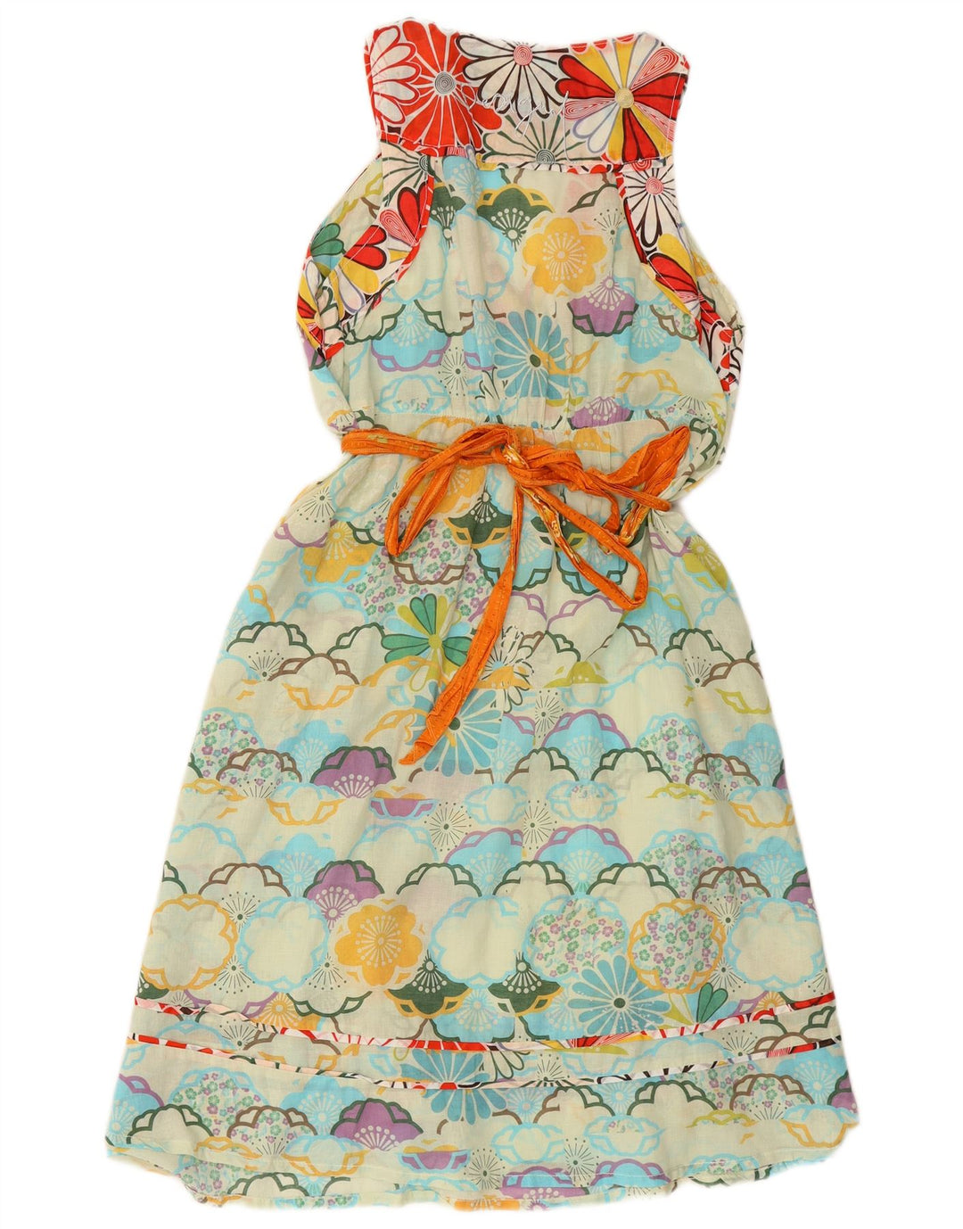 DESIGUAL Γυναικείο Γραφικό Φόρεμα A-Line EU 40 Medium πολύχρωμο Floral