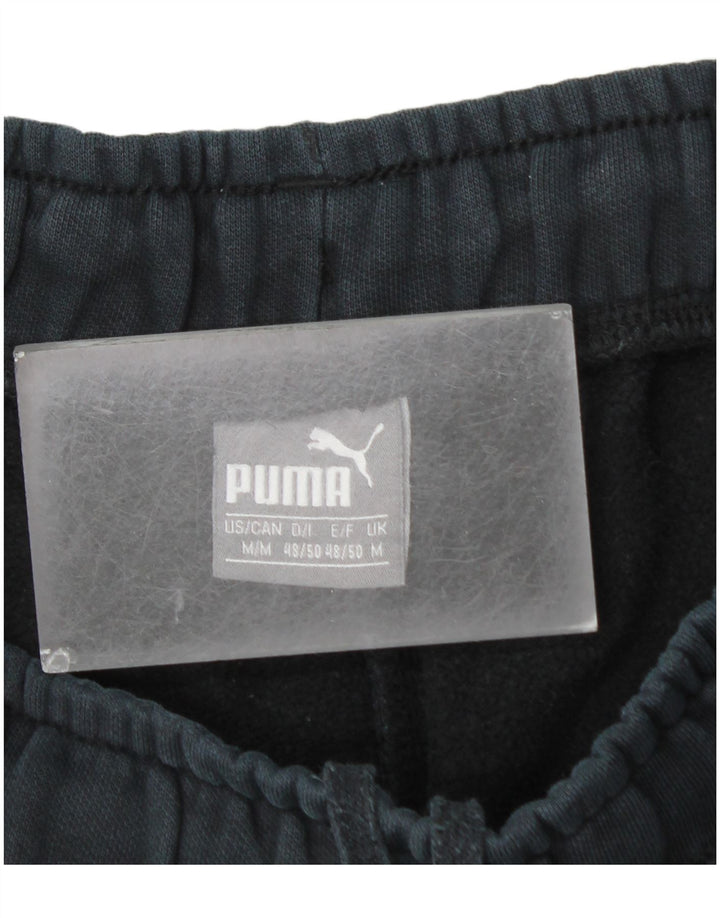 Puma Ανδρική ίσια φόρμα παντελόνι Joggers μεσαίο μαύρο βαμβακερό