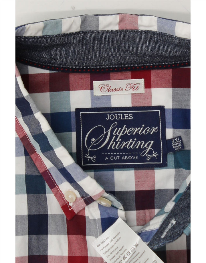 JOULES Ανδρικό πουκάμισο Classic Fit 2XL Πολύχρωμο βαμβακερό