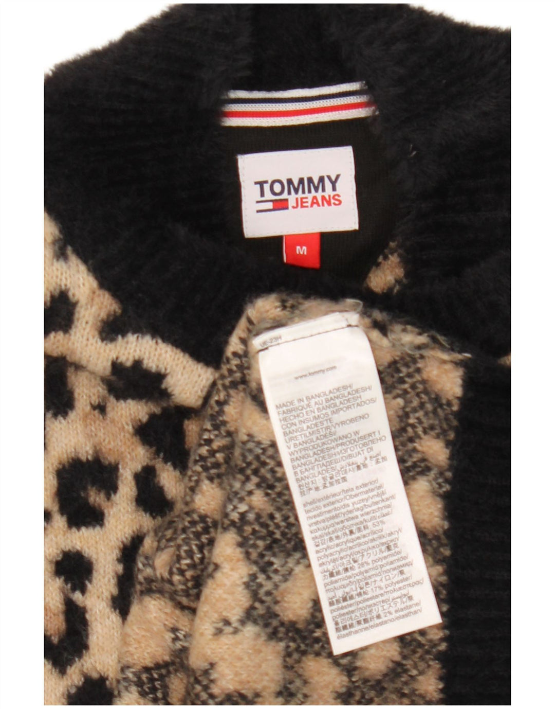 Tommy Hilfiger Γυναικείο πουλόβερ με λαιμό χελώνα UK 14 Μεσαίο καφέ