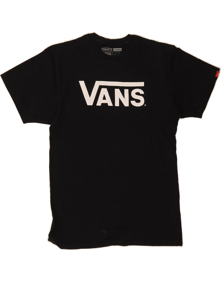 VANS Mens Graphic T-Shirt Top Medium Black Cotton Vintage Vans and Second-Hand Vans from Messina Hembry 
