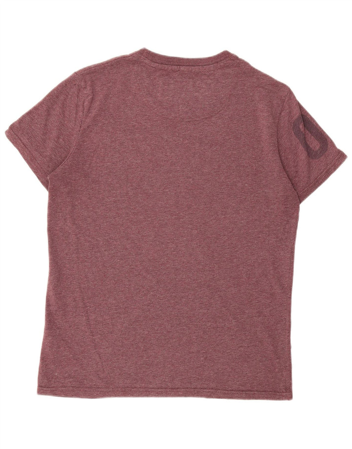 Ανδρικό γραφικό T-Shirt Superdry Top XL Maroon Cotton