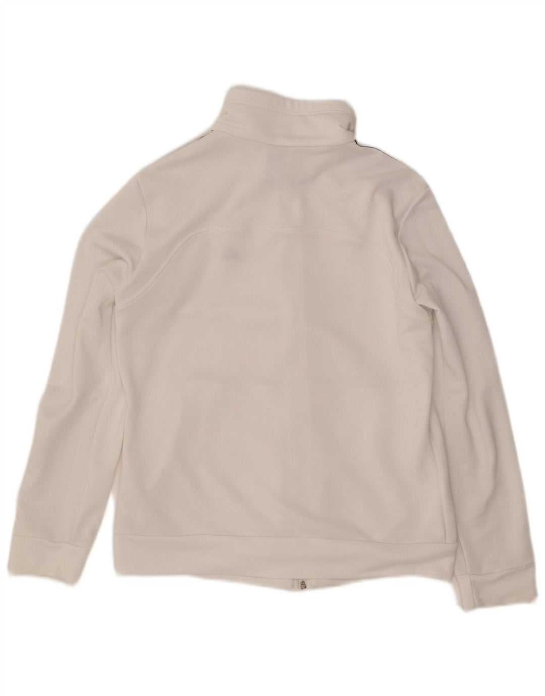 Γυναικεία αθλητική φόρμα ADIDAS Top Jacket UK 12/14 Medium White Polyester