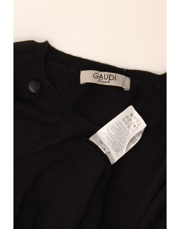 Γυναικείο πουλόβερ Gaudi Boat Neck Jumper UK 16 Large Black Polyamide