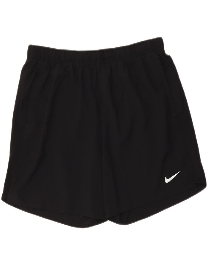 Ανδρικό αθλητικό σορτς Nike Dri Fit, μεγάλο μαύρο πολυεστέρα