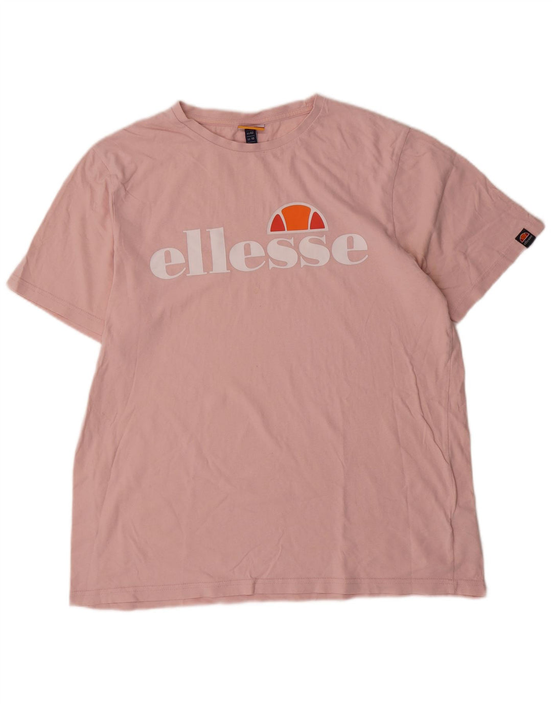 Γυναικείο γραφικό μπλουζάκι ELLESSE Top UK 14 μεγάλο ροζ βαμβακερό