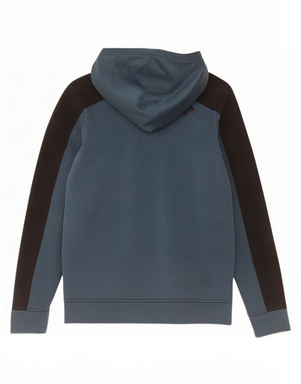 The North Face Boys Zip Hoodie πουλόβερ 14-15 ετών XL Blue Colourblock