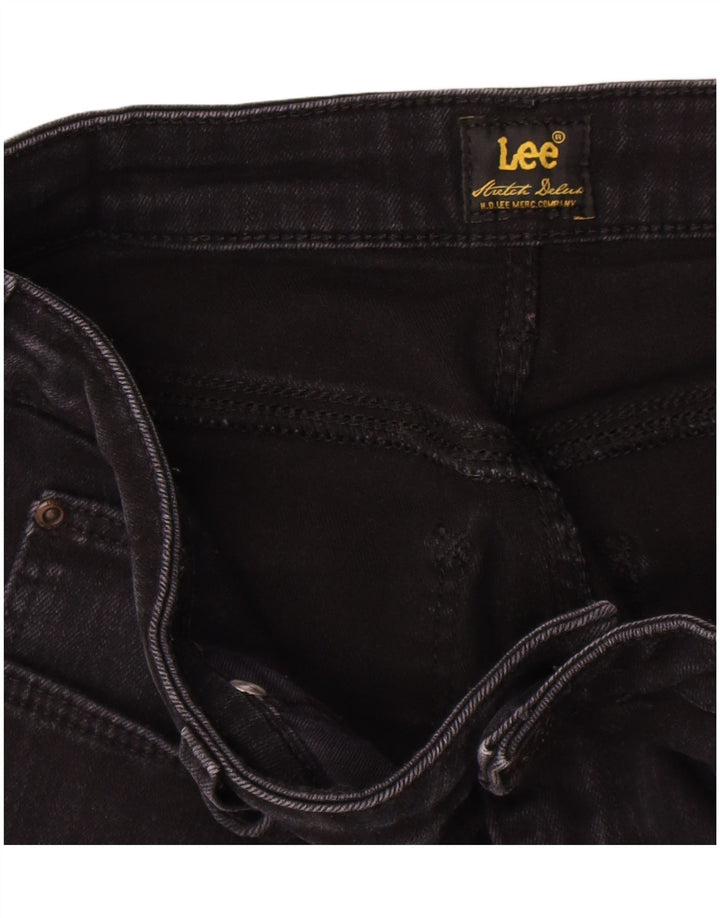 Lee Γυναικείο Straight Jeans W30 L29 Μαύρο