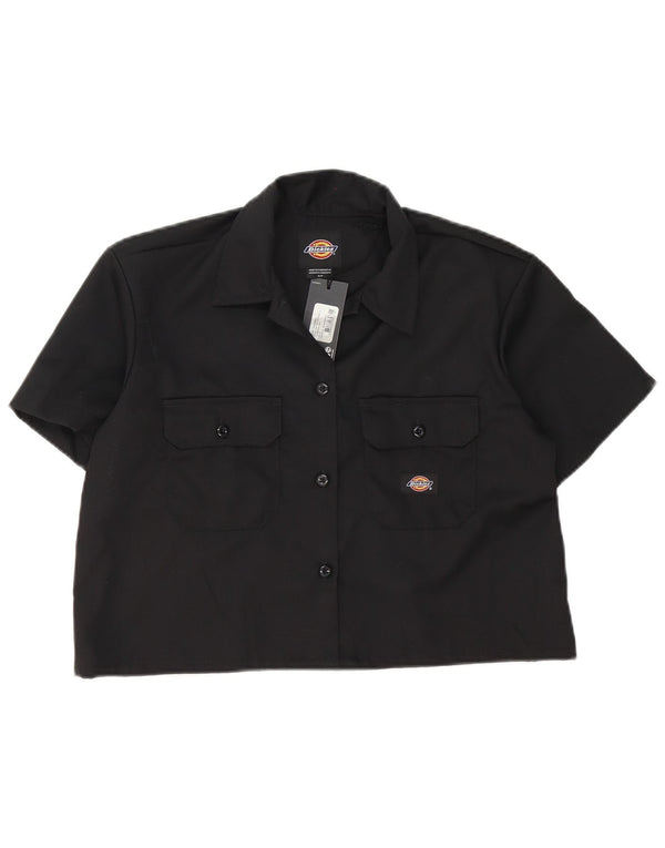 Dickies Γυναικείο πουκάμισο με κοντό μανίκι UK 10 μικρού μεγέθους, βαμβακερό